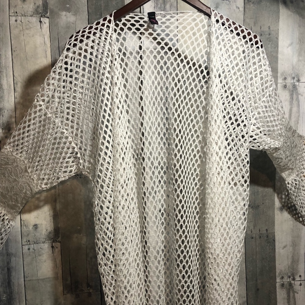 Kimberley C fishnet top